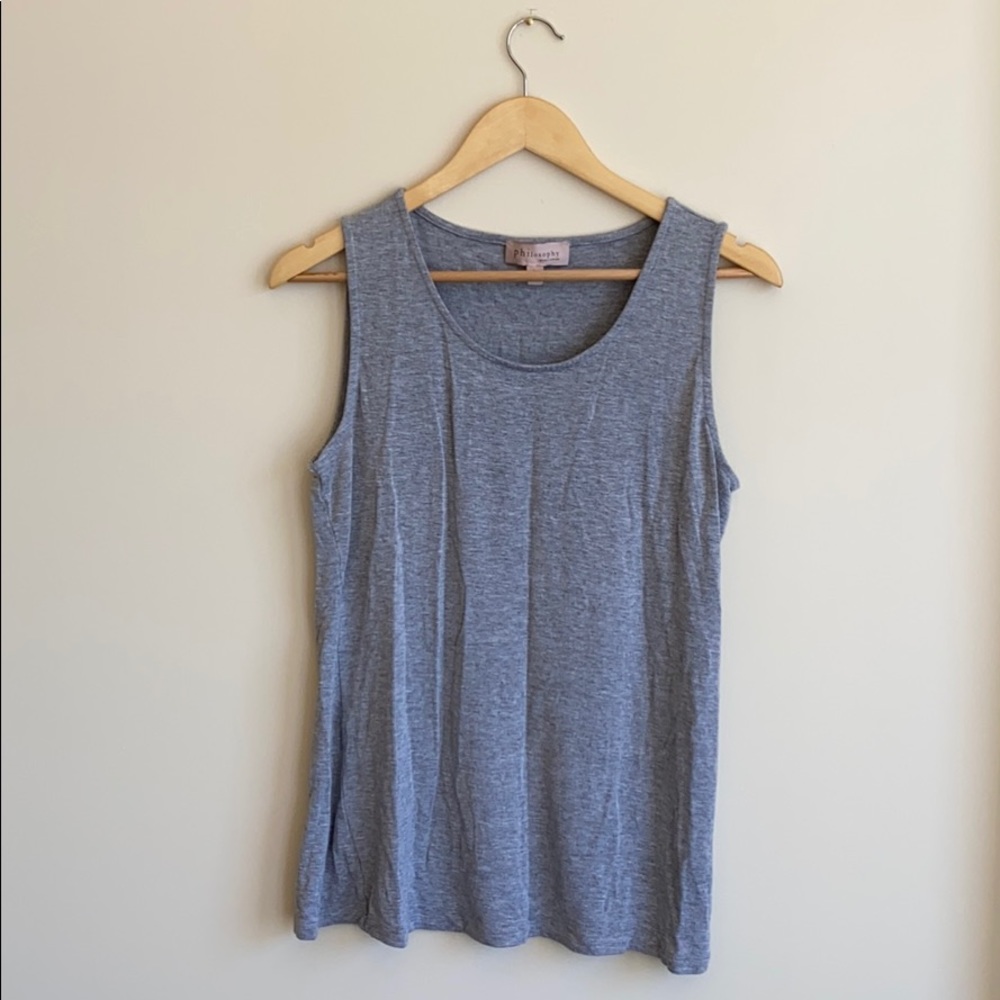 Philosophy Grey Tank Top!